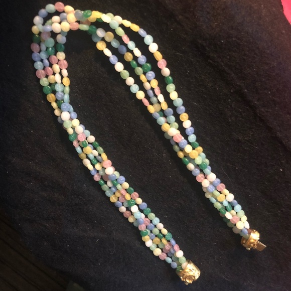Vintage Beaded Layered Necklace - Picture 12 of 17